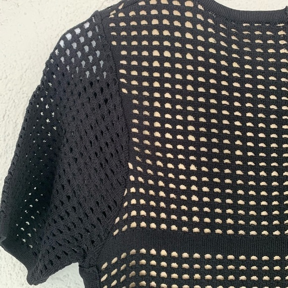 REVOLVE John + Jenn Black Eyelet Body Con Dress - Picture 10 of 11